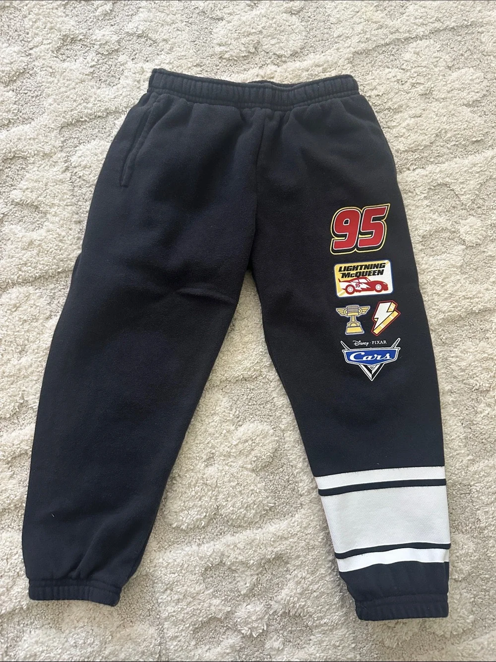 GAP Black Sweatshirt & Joggers Set Disney Cars